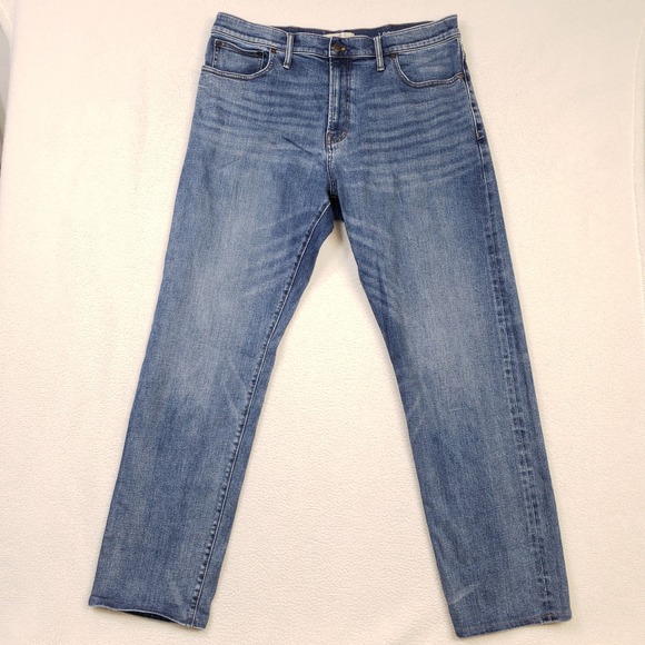 Madewell Other - Madewell Selvedge 1991 Straight Jeans Mens 38x34 Blue Medium Wash Stretch‎ Denim